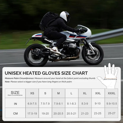 HeatWear - Elektriskt Uppvärmd Motorcykel Handskar
