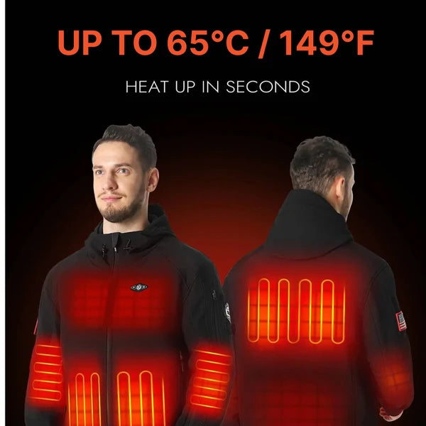 HeatWear - Elektriskt Uppvärmd Jacka För Män