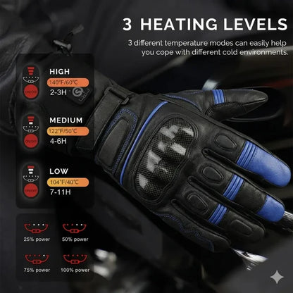 HeatWear - Elektriskt Uppvärmd Motorcykel Handskar