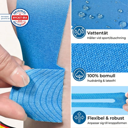 TAPEX™ – Kinesiotejp för stöd och avlastning av knät